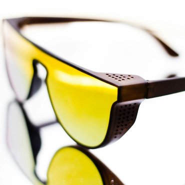 Black Brown Solid Wayfarer Sunglasses